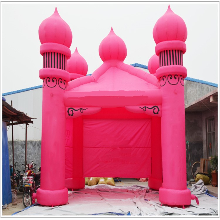 龙湖粉色帐篷